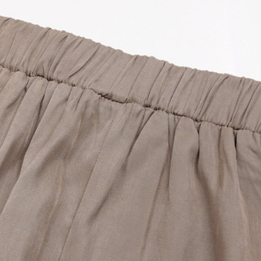 Lace Up Asymmetric High Waist Skirt - Picture 6 of 9